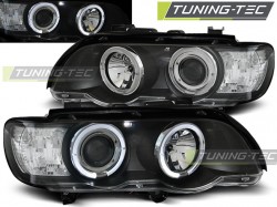 HEADLIGHTS ANGEL EYES BLACK fits BMW X5 E53 09.99-10.03