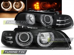 HEADLIGHTS ANGEL EYES BLACK LED INDICATOR BMW E39 09.95-06.03