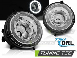 FOG LIGHTS ANGEL EYES LED DRL fits BMW MINI COOPER R55, R56, R57