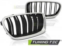 GRILLE CHROME BLACK SPORT LOOK fits BMW F10 / F11 10-16