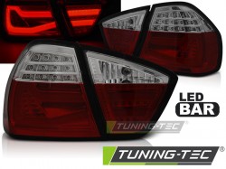 LED BAR TAIL LIGHTS RED SMOKE fits BMW E90 03.05-08.08