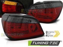 LED TAIL LIGHTS RED SMOKE SEQ fits BMW E60 07.03-07