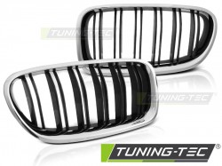 GRILLE CHROME GLOSSY BLACK SPORT LOOK fits BMW F10 / F11 10-16 