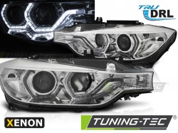 XENON HEADLIGHTS ANGEL EYES LED DRL CHROME fits BMW F30/F31 10.11 - 05.15