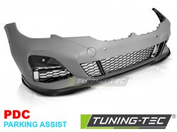 FRONT BUMPER PERFORMANCE STYLE PDC AP GLOSSY BLACK fits BMW G20/G21 19-22