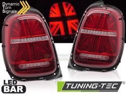 LED TAIL LIGHTS RED WHITE SEQ fits MINI COOPER F55 F56 F57 14-17 6-PIN