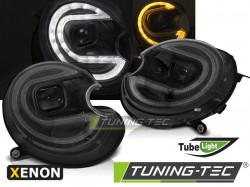 HEADLIGHTS TUBE LIGHT BLACK LED HID fits BMW MINI (COOPER) 06-14