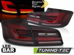 LED BAR SEQ TAIL LIGHTS RED SMOKE fits BMW F10 10-16