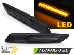 SIDE DIRECTION BLACK SMOKE SEQ LED fits BMW F10/F11 10-13